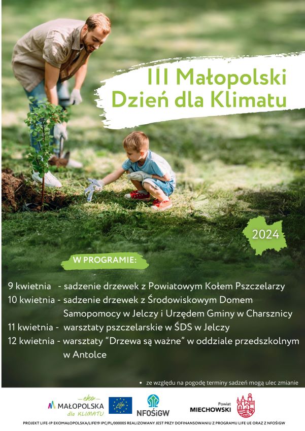 Małopolski Dzień dla Klimatu - plakat edycji 2024